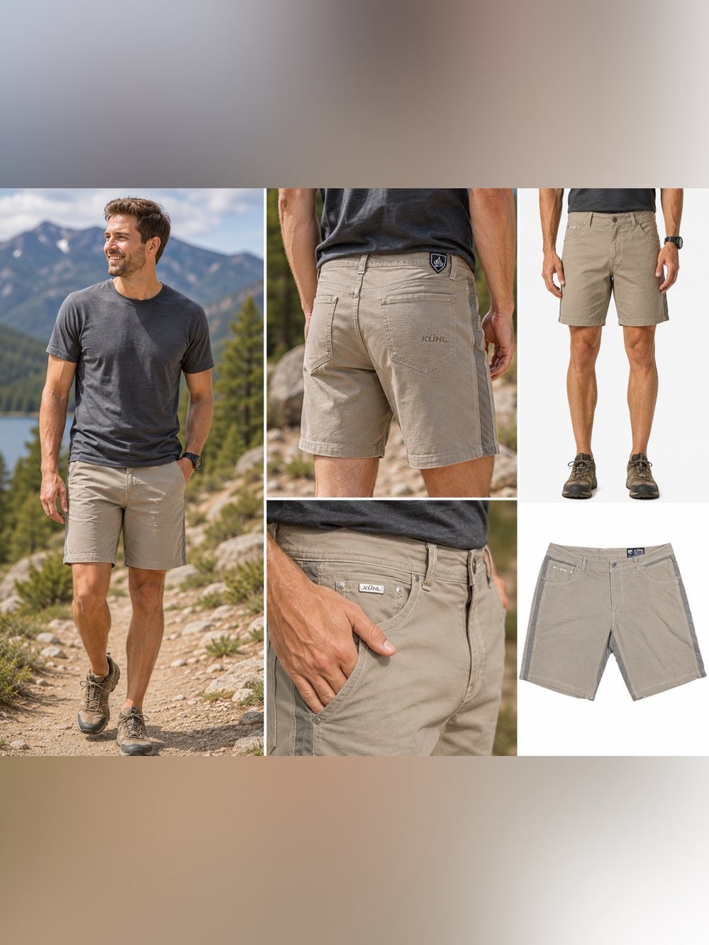 KÜHL Men's Tan Everyday Stretch Shorts